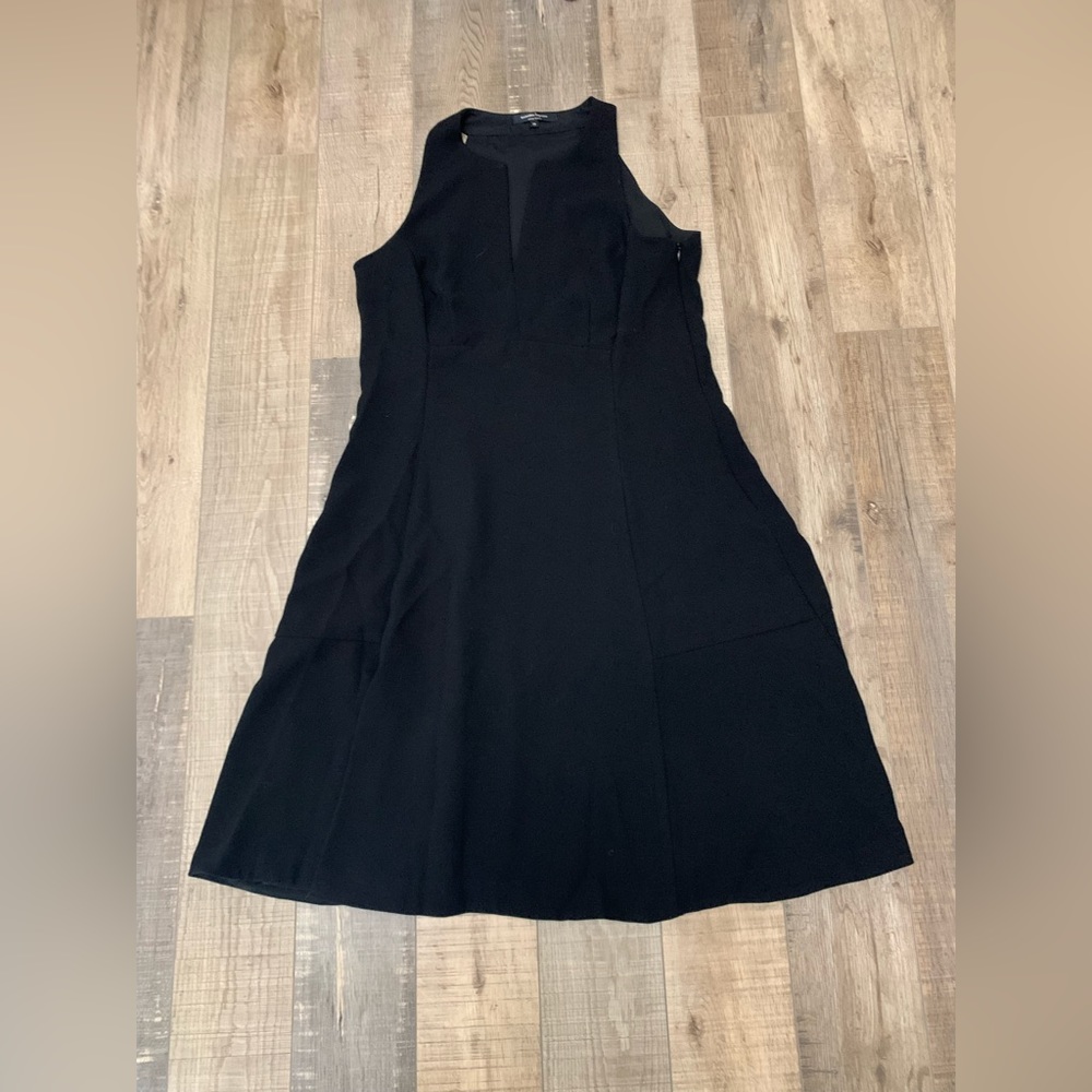 Nanette Lepore Black Flare Sleeveless Dress Size 10